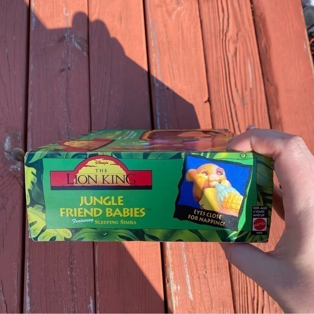 Vintage Lion King Jungle Friend Babies NEW Sleeping Simba Kids Toy Disney